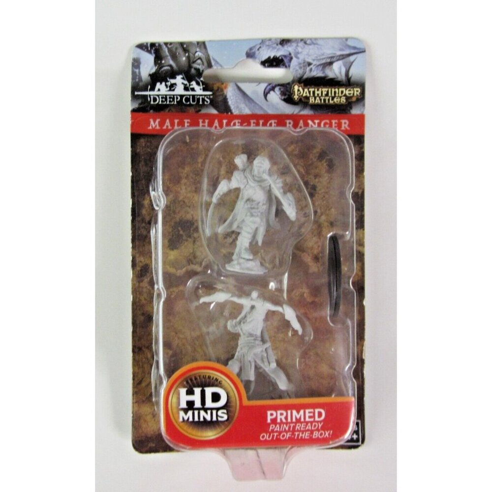 Deep Cuts Pathfinder Battles HD Miniatures Male Half-Elf Ranger - New